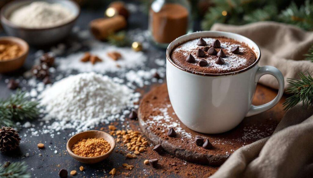 Torta in tazza ogni giorno prima di Natale, niente di meglio per attendere le festività con dolcezza!
