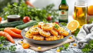 Mi bastano poche verdure e preparo frittelle pastellate perfette: a Natale spariscono dal piatto