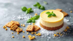 Mini cheesecake con basilico secco: dolce fresco e aromatico dal gusto irresistibile