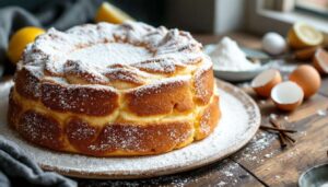 TORTA CON LA RICOTTA facile, alta e sofficissima, il dolce per la colazione morbido come una nuvola