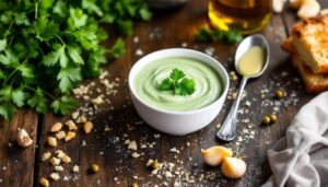 Ricetta perfetta per una salsa verde leggera senza l’uso di uova fresche in cucina