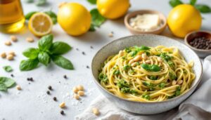 Pesto al limone: cremoso e fresco, pronto in 10 minuti per pasta e crostini