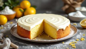 Torta cremosa al limone e ricotta: morbida dentro, con crema agli agrumi sopra