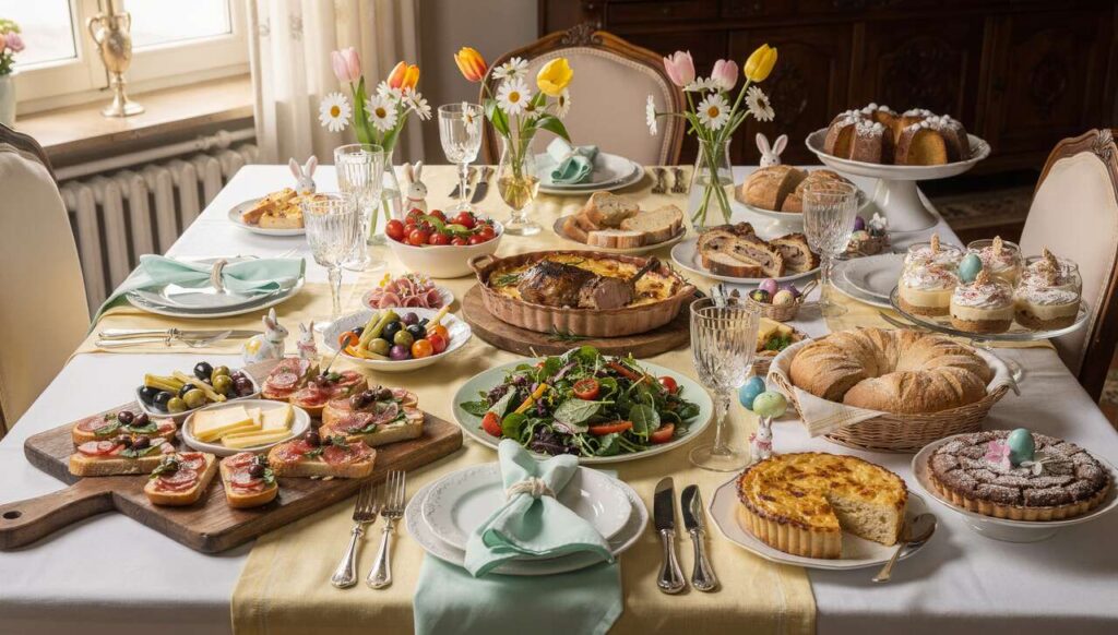 Menu di Pasqua completo dall'antipasto al dolce, bastano 2 ore di preparazione