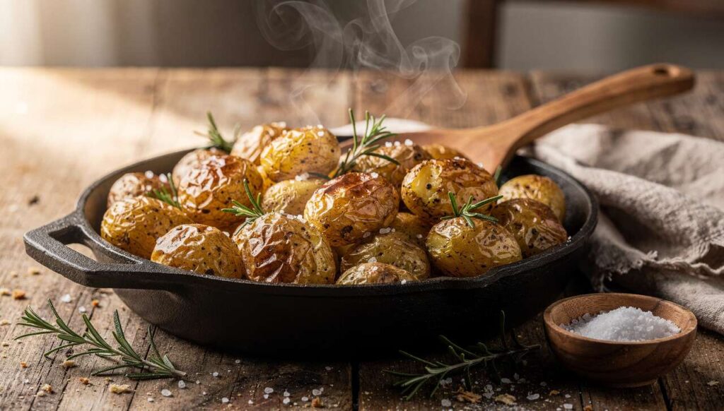 Patate novelle al forno con rosmarino: perché a marzo sono più buone e digeribili
