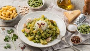 Pasta con le fave e il pecorino romano, il primo piatto primaverile che si prepara in 15 minuti