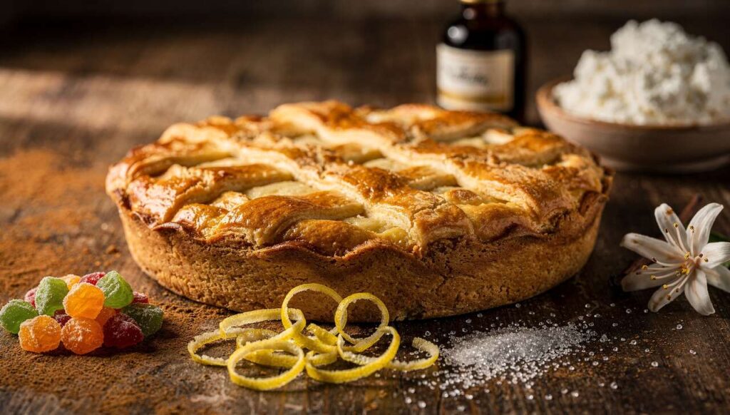 Pastiera napoletana: il passaggio che nessuno fa e che la rende cremosa come in pasticceria